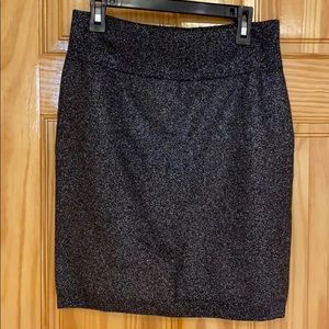 Knit pencil skirt